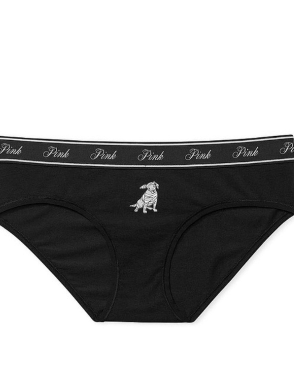 NIP Victoria’s Secret PINK Halloween Mummy Dog Hiphugger Panty - Medium